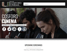 Tablet Screenshot of cosfordcinema.com